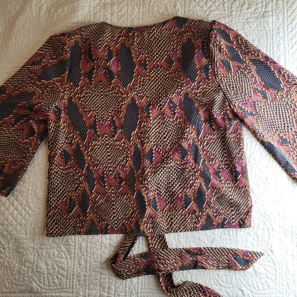 Snakeskin print top - Picture 2 of 5